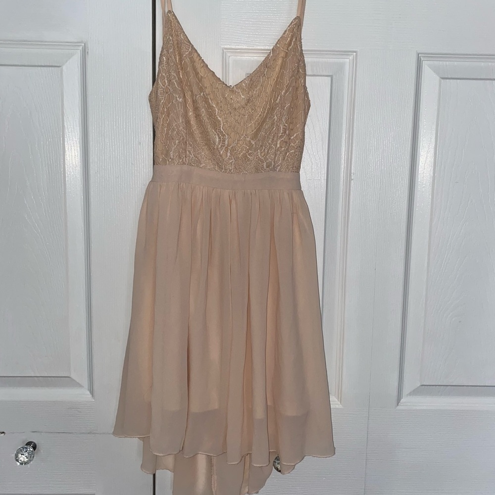 Peachy Fit and Flare dress